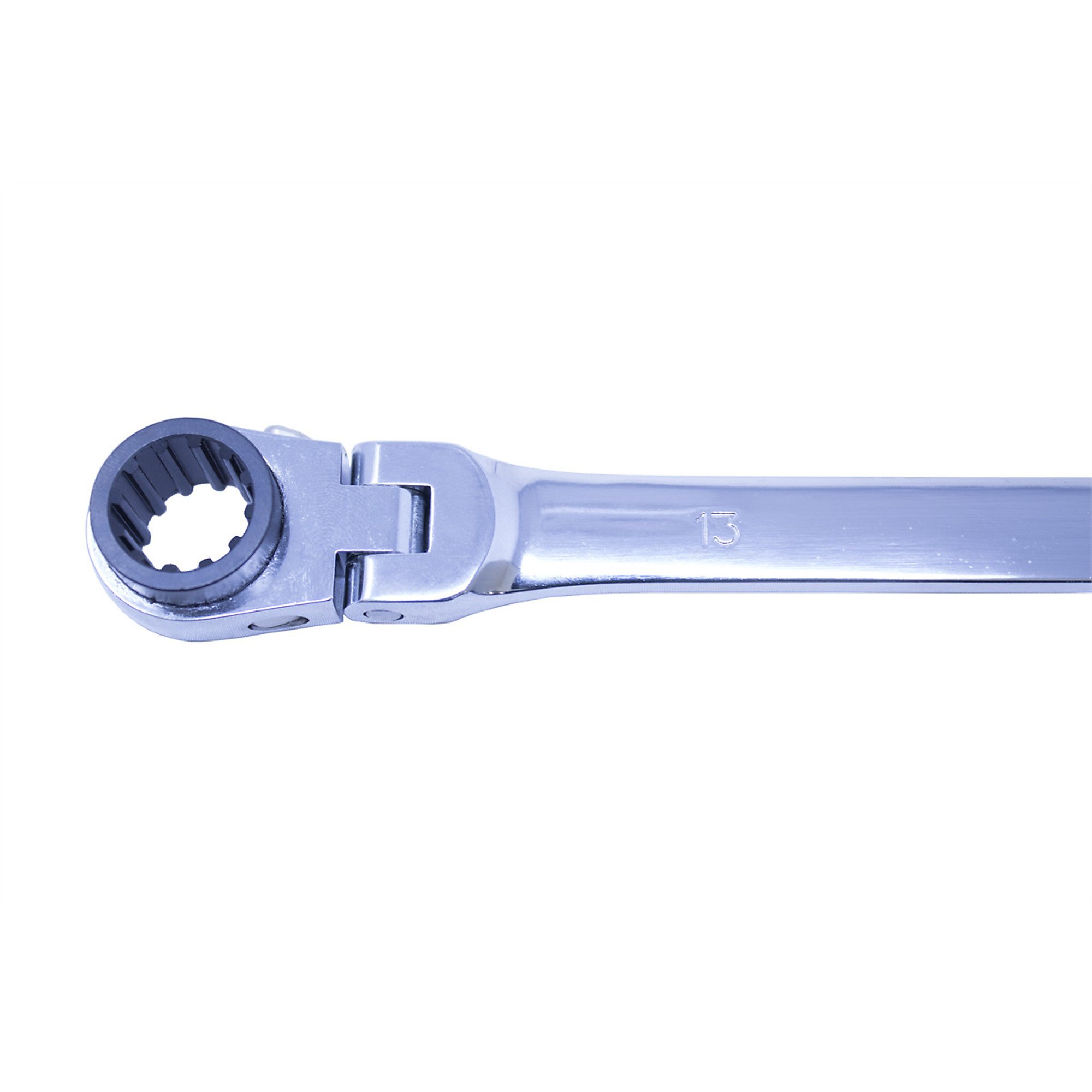 Mountain Ratchet Double Box Flex Wrench — 13mm x 15mm, 90-Tooth, Extra Long, Reversible, Model# MTNRM1315